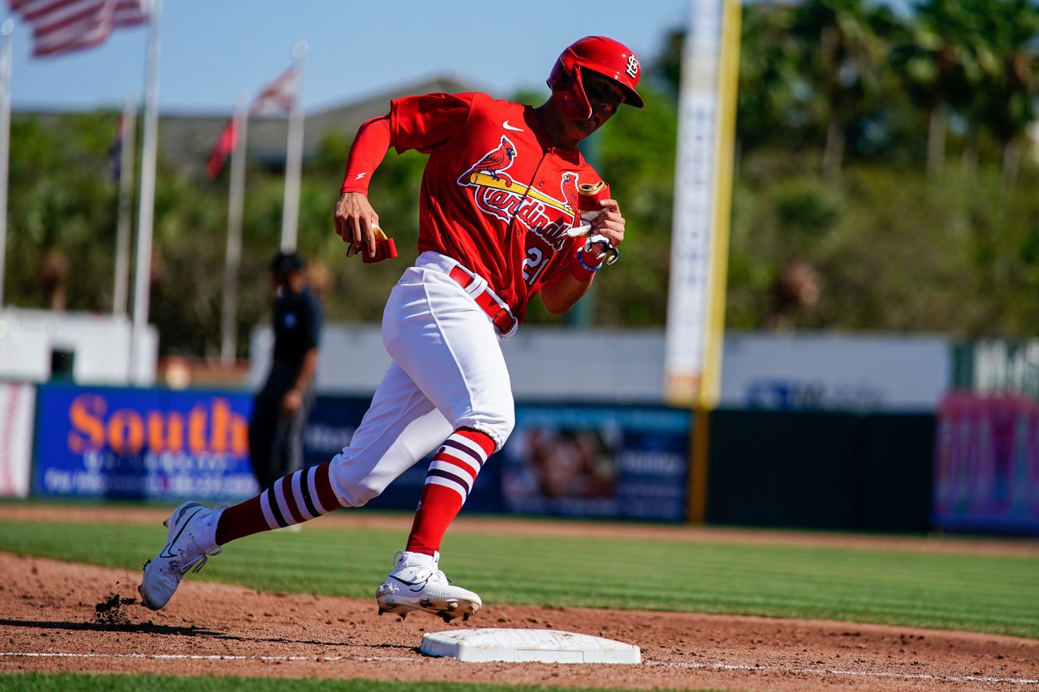 St. Louis Cardinals outfielder Lars Nootbaar
